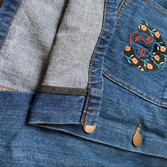 Twik and Estée preda by Simons jeans skirt with embroidery in the pocket Size S - Picture 8 of 12